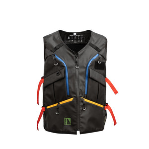 Summit Vest Backpack Black Blue Yellow - INUK  BAGS