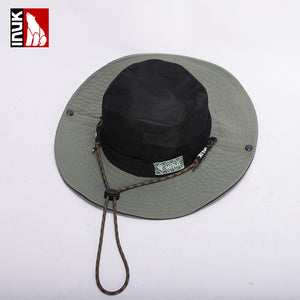 Wide Brim Bucket Hat - INUK  BAGS