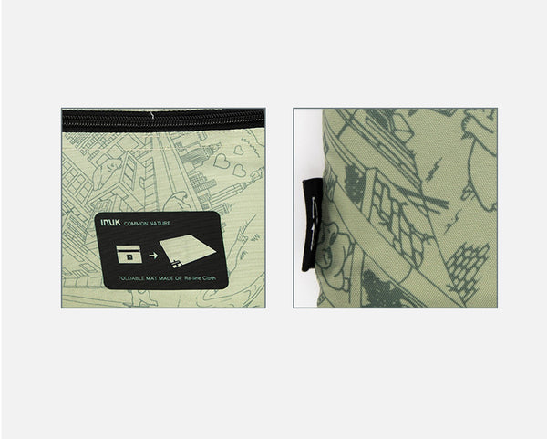 Packable Ground Cloth-BEAR'S LIFE Print - INUK  BAGS