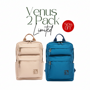 Venus Mini Backpack 2-Pack Milky Moka Blue Horizon - INUK  BAGS