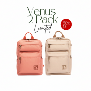 Venus Mini Backpack 2-Pack Apricot Brandy Milky Moka | FREE Shipping Over $100 CAD - INUK  BAGS