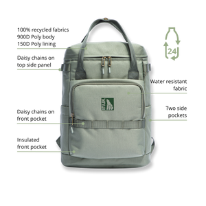 IKB2350904-Bucket-LilyPad-INUKBAG recycled materials backpack water resistant-thumb