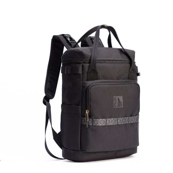 IKB2350909-Bucket-RP-Black-INUKBAG-recycled-materials-backpack-water-resistant-IKB2350909-Black